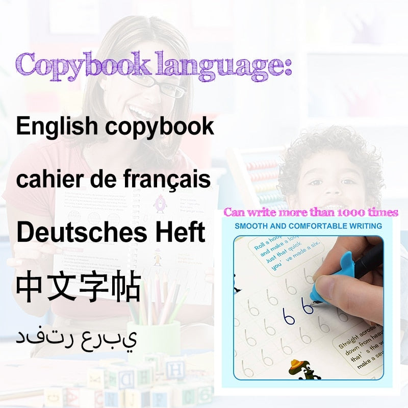 Magic Pen Children's Handwriting Practice Book