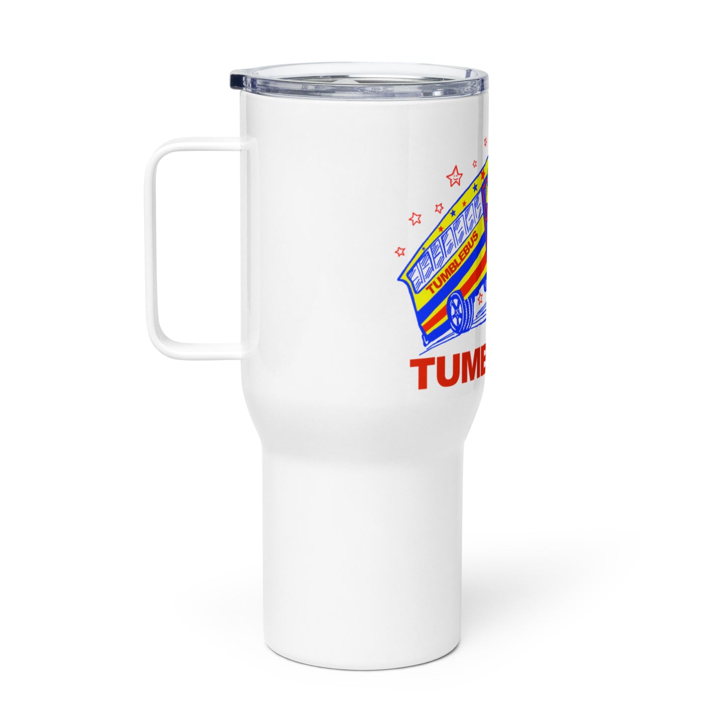 Tumblebus mug with a handle
