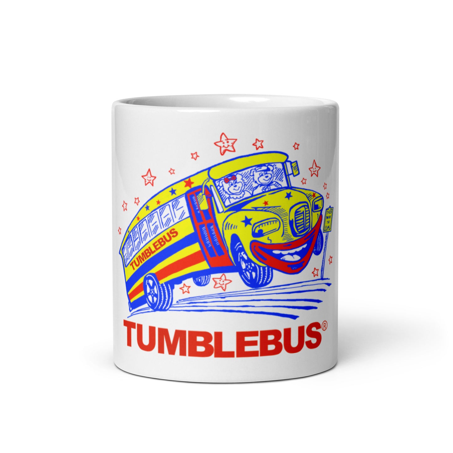 White Tumblebus mug