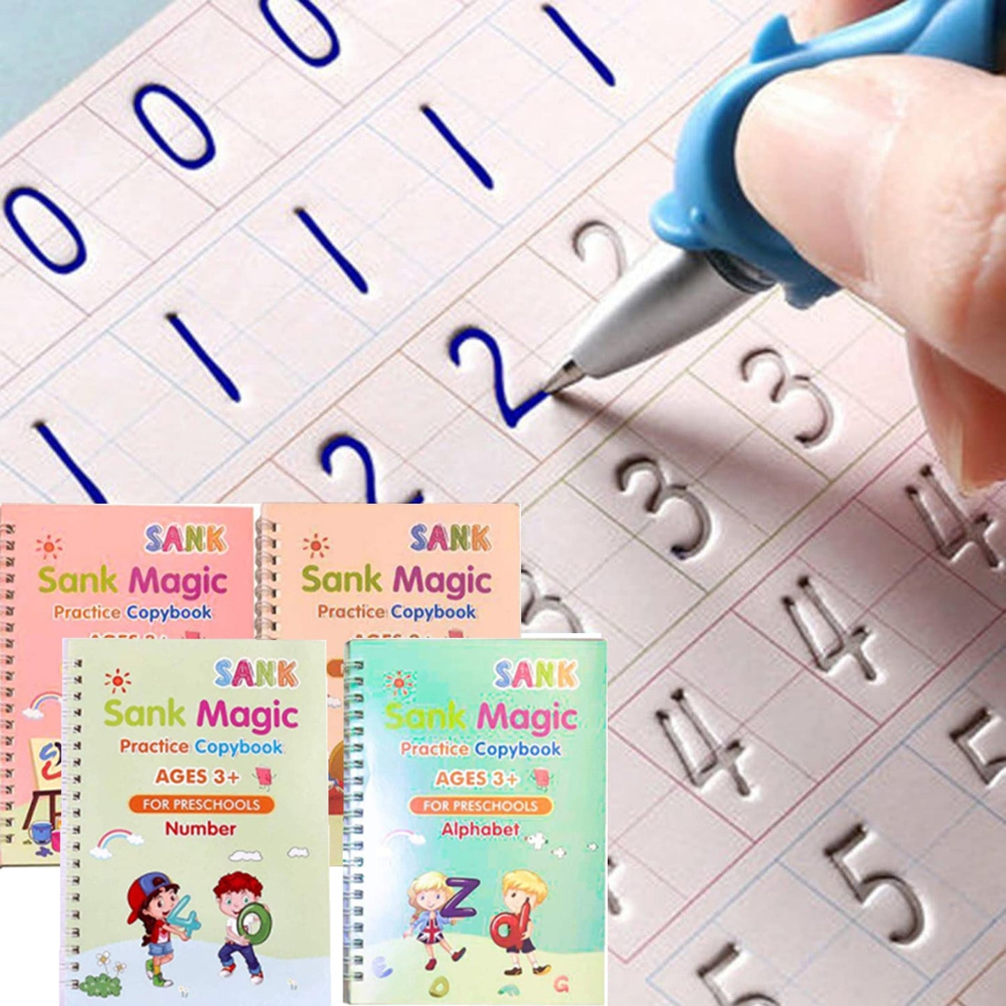 Magic Pen Children's Handwriting Practice Book