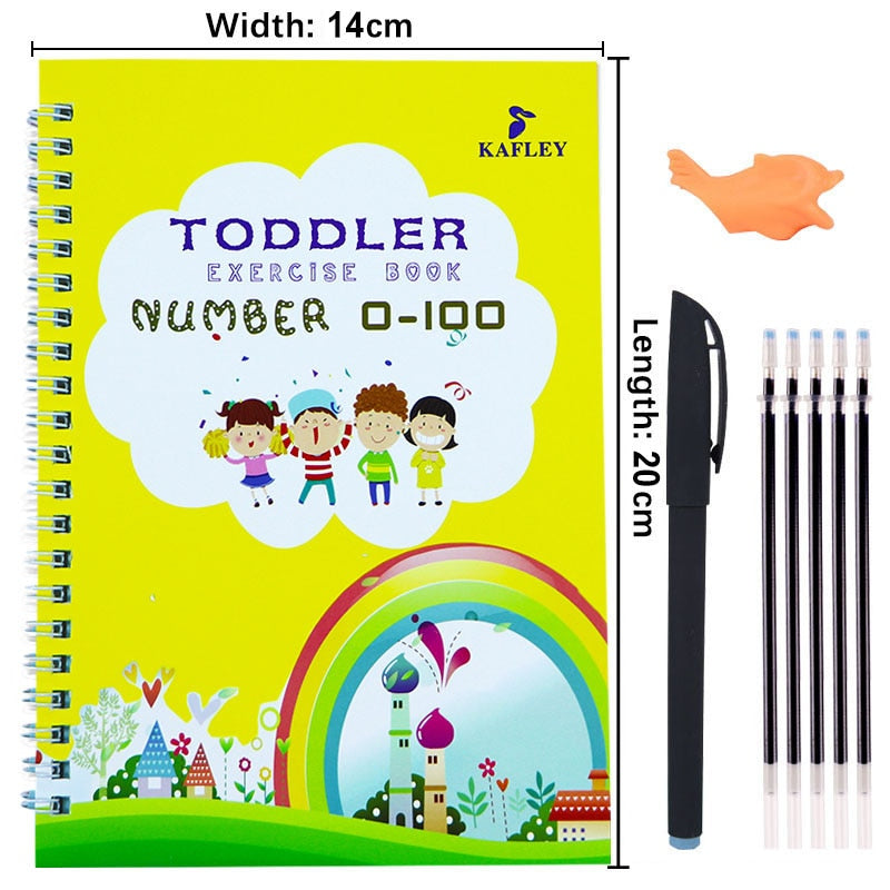 Magic Pen Children's Handwriting Practice Book