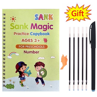 Magic Pen Children's Handwriting Practice Book